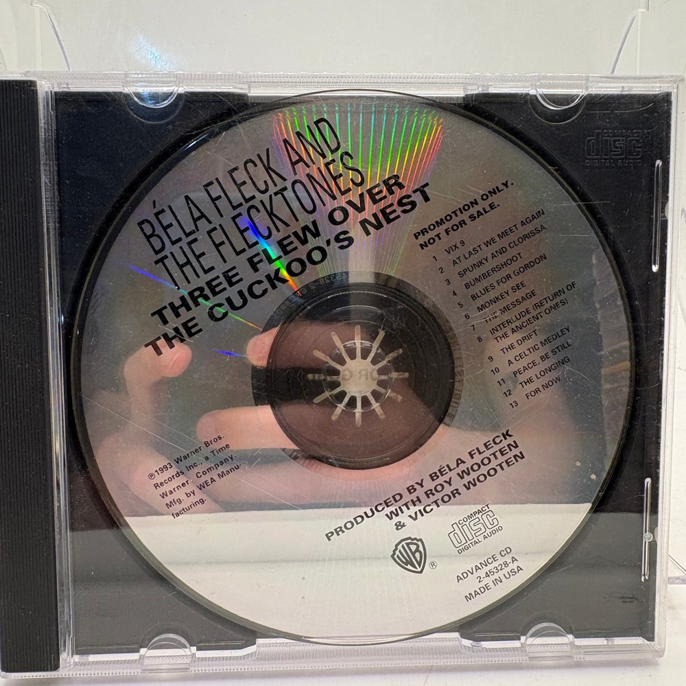 Bela Fleck and the Flecktones Three Flew Over the Cuckoos Nest Promo CD
